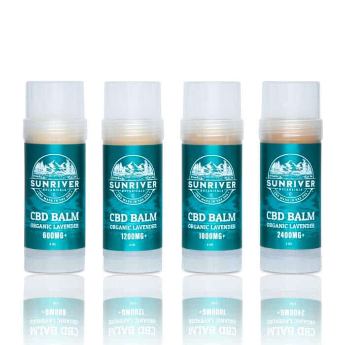 All CBD balms for the body together